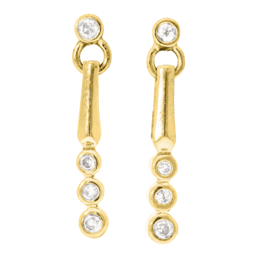 0.18ct Diamond Drop Earrings