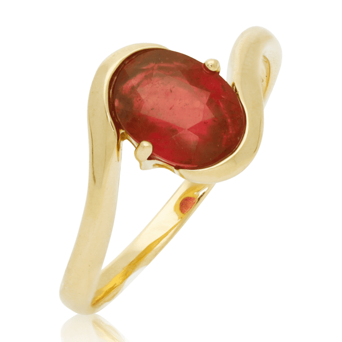 1.8ct Ruby Gold Embrace Ring