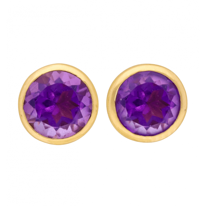 1½ct Amethyst Stud Earrings