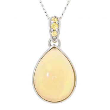 10ct Honey Opal Pendant