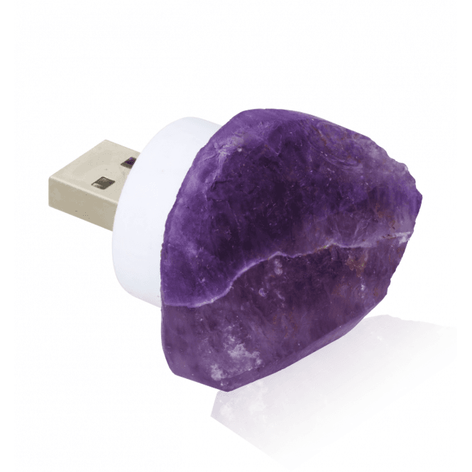 145ct Natural Fluorite USB Night Light