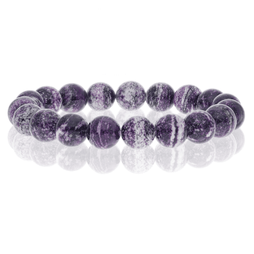 150cts of Purple Jasper on a Comfy Stretch Bracelet