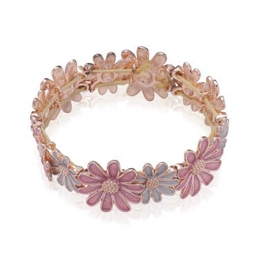 18-Carat Gold-Plated Daisy Chain Bracelet