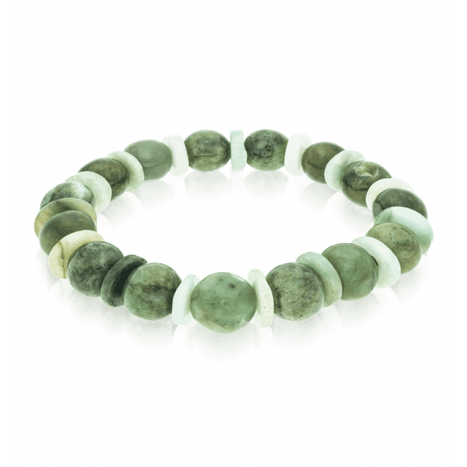 185ct Jade Stretch Bracelet