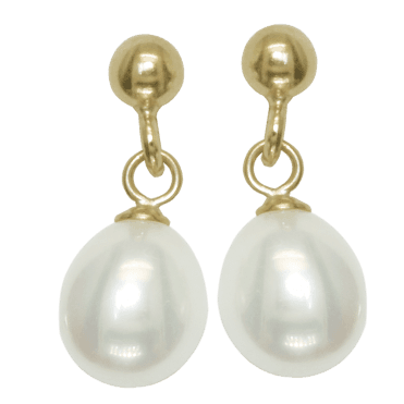 18ct Gold Plated Classic Pearl Design Never Dates