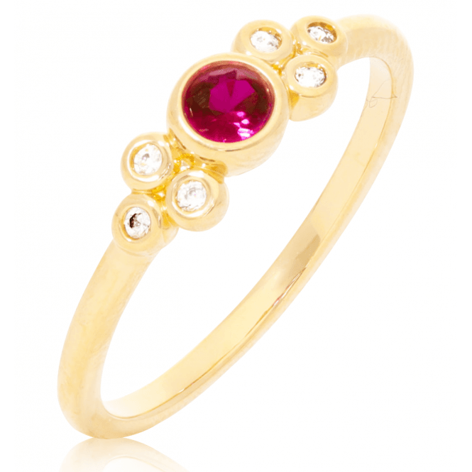 18ct Gold Plated Silver Ring