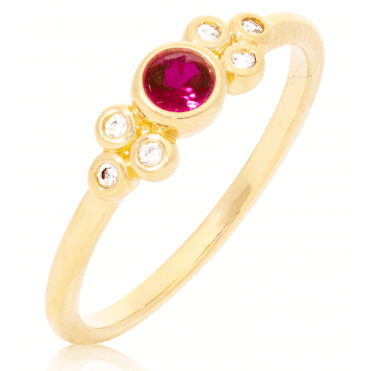18ct Gold Plated Silver Ring