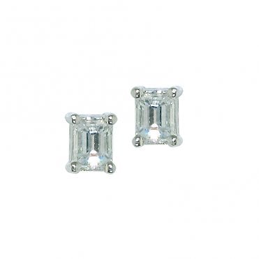 18ct White Gold Imperial Diamond Earrings