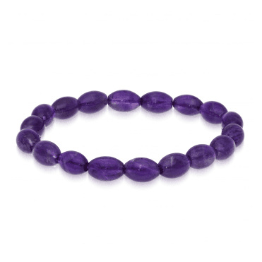 230ct Amethyst Stretch Bracelet