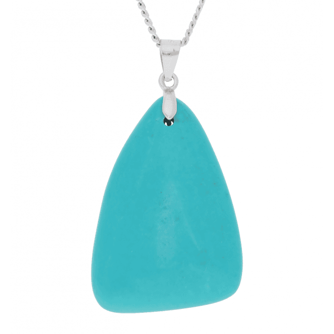 25ct Triangular Turquoise Pendant