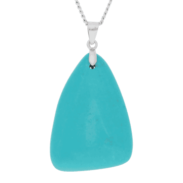 25ct Triangular Turquoise Pendant
