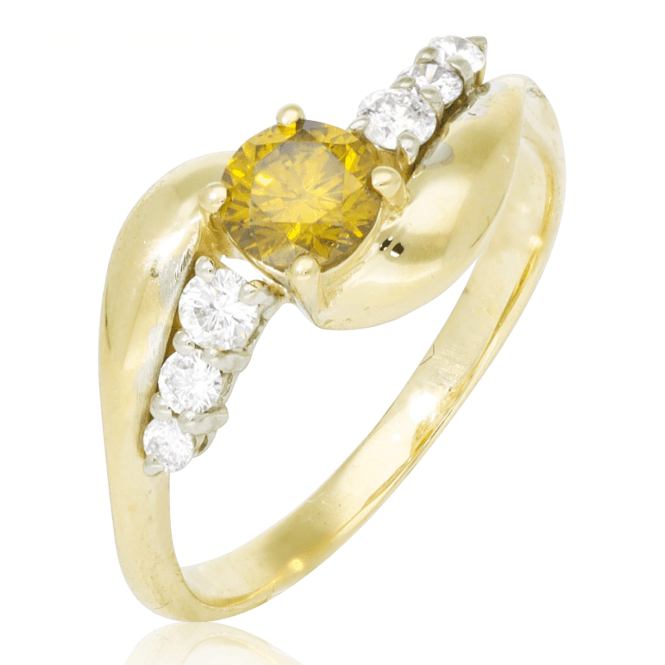 2ct Cognac Diamond Ring