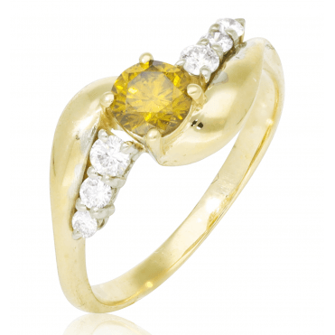 2ct Cognac Diamond Ring