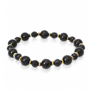 35ct Whitby Jet Stretch Bracelet