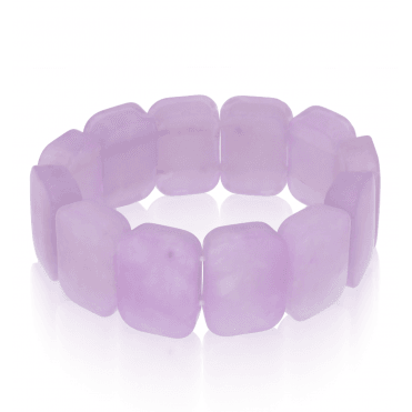 500ct Lavender Amethyst & Jade Bracelet