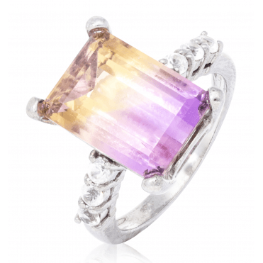 73/4ct Ametrine Ring
