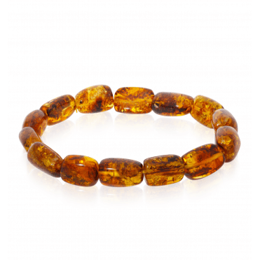 75ct Baltic Amber Stretch Bracelet