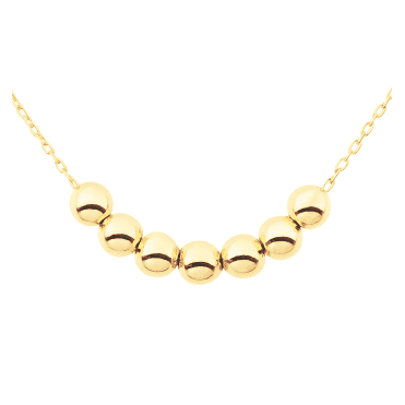 9ct Gold Bead Necklace