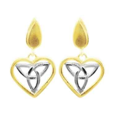 9ct Gold Celtic Inspired Earrings