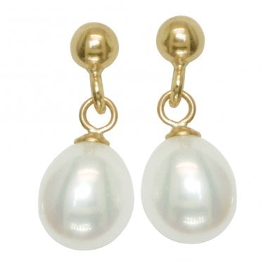 9ct Yellow Gold and Freshwater Pearls Earrings EY1431FP