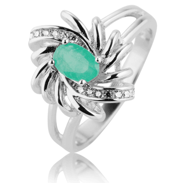 A Delicious Doodle with Emerald & White Topaz