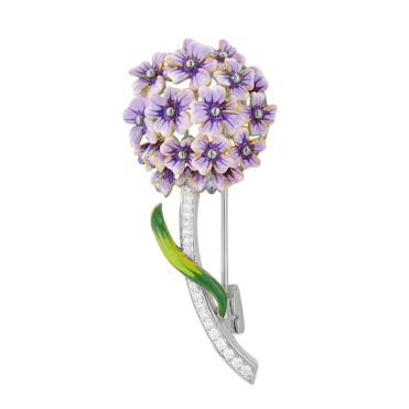 Allium Flower Brooch