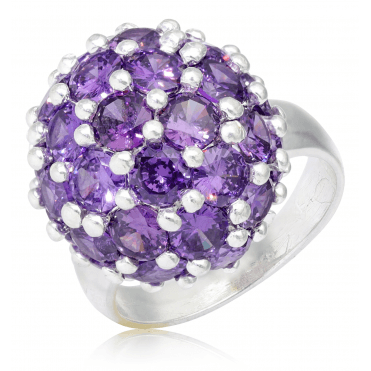 Allium Ring Dotted with Sparkling Light