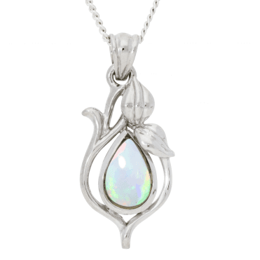 Art Nouveau Opal Pendant