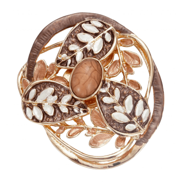 Autumn Leaf Magnetic Brooch