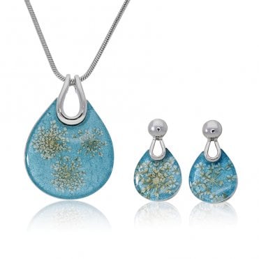 Baby's Breath Necklace with FREE Earrings