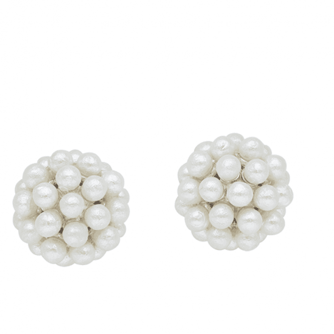 Bright Bubble Earrings of Freshwater Pearl