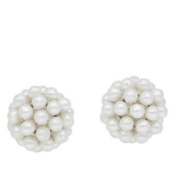 Bright Bubble Earrings of Freshwater Pearl