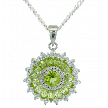 Brilliant Peridot Light Pendant