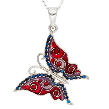 Butterfly Pendant - a Layered Creation
