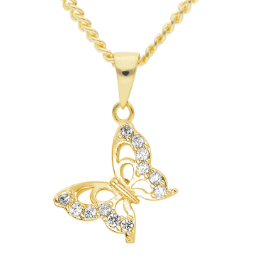 Butterfly Pendant in 18ct Gold Vermeil