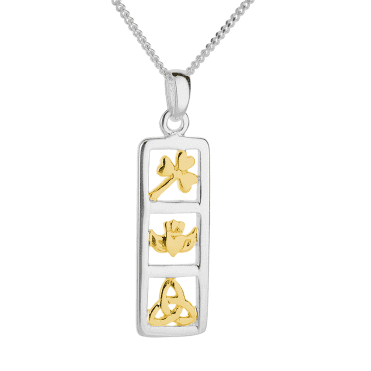Celtic Treasures Gold Plated onto Silver