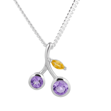 Cherry-pick a Perfect Amethyst & Citrine Pendant