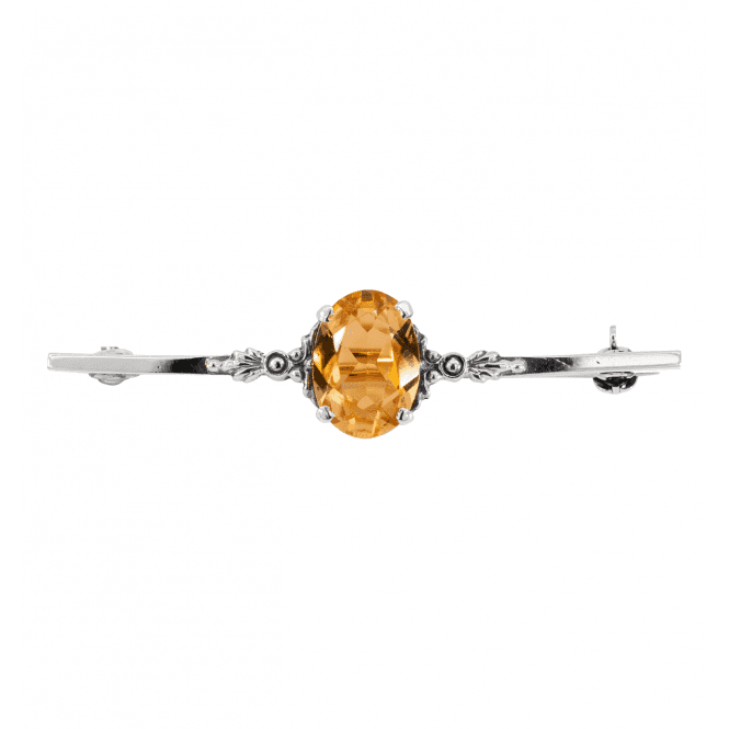 Citrine Brooch