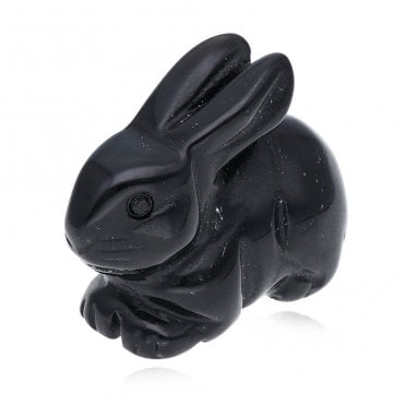 Collectable "Lucky" Hand-carved Onyx Rabbit Only £20