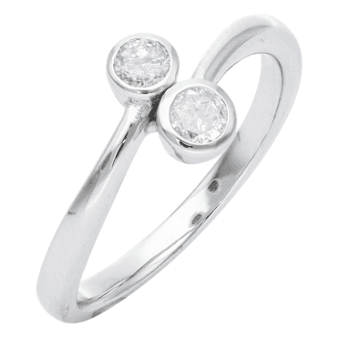 ¼ct of Diamonds Style a White Gold Love Affair
