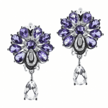 Dawn Flower Earrings In Post Fitting