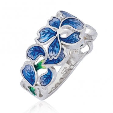 Enamel Garland Flower ring