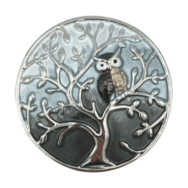 Enamel Tree of Life Magnetic Brooch