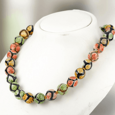 Energy Beads with 350cts of Crackled Agate