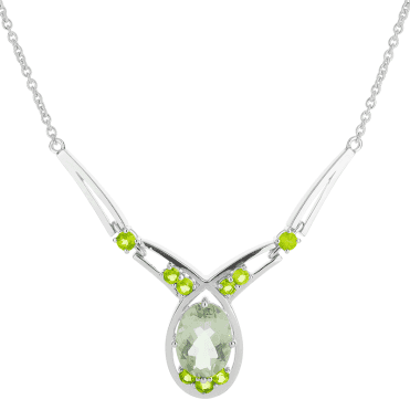 Forest Walk with 3½cts of Green Amethyst & Peridot