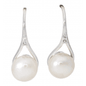 Freshwater Button Pearl Earrings