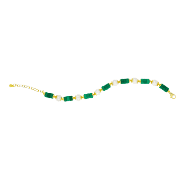 Freshwater Pearl & Jade Bracelet