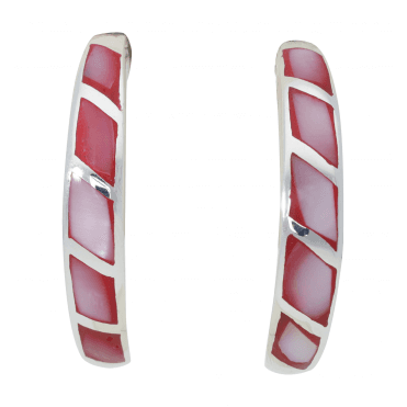 Glistening Curves of Mother of Pearl and Silver