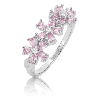 Glittering Flower Ring