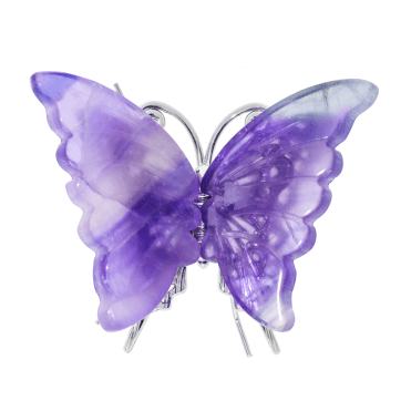 Hand Carved Fluorite Butterfly